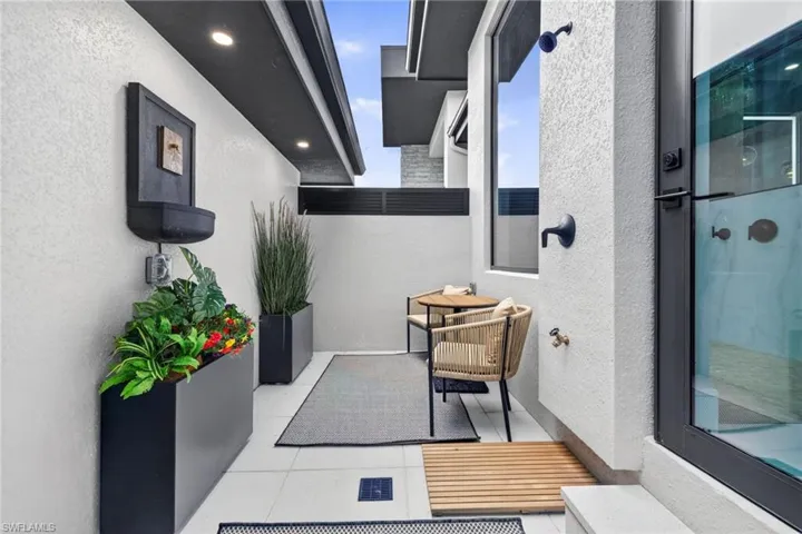 Outdoor Primary Shower Patio