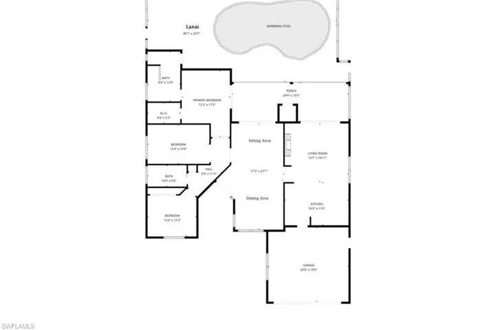 View of floor plan / room layout