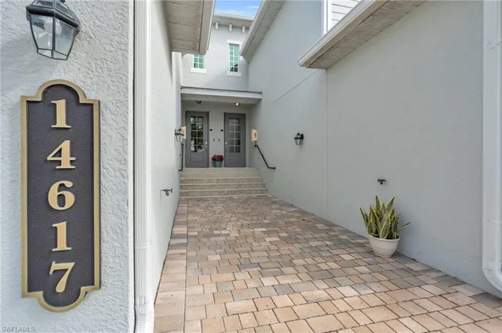 View of exterior entry