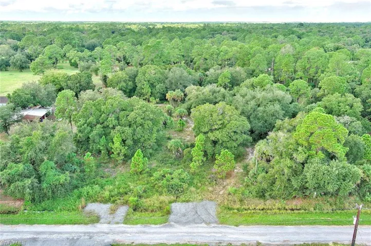 Aerial view of property's location