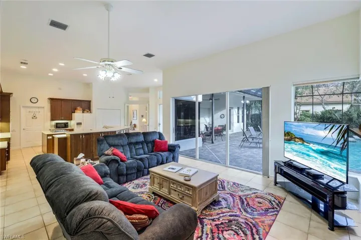 This comfortable room is where you will gather with friends and family!