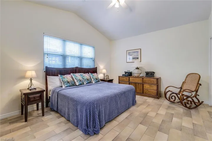 Third guest bedroom with ensuite bath and pool access!