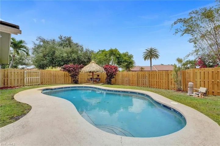 View of pool