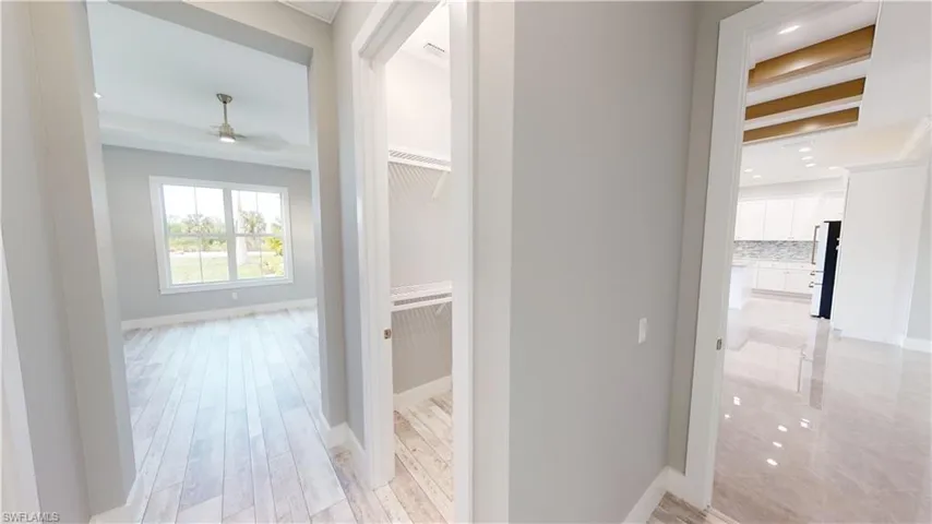 Foyer to primary bedroom