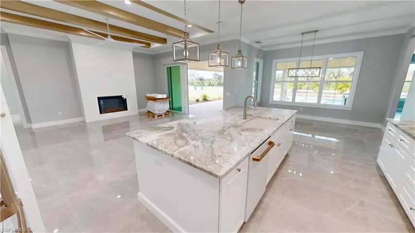 Gourmet kitchen w/ extensive cabinets
