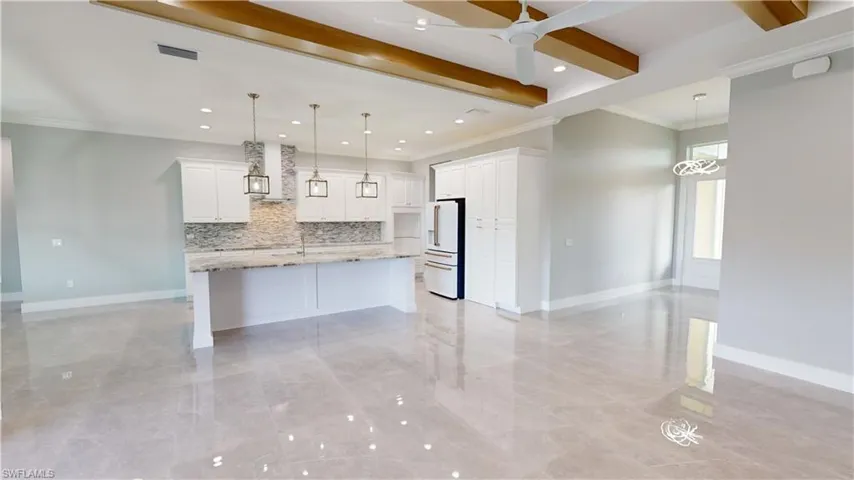 Great room and gourmet kitchen