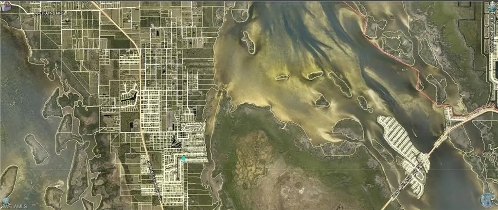 Matlacha Pass to the east and Pine Island Sound to the west