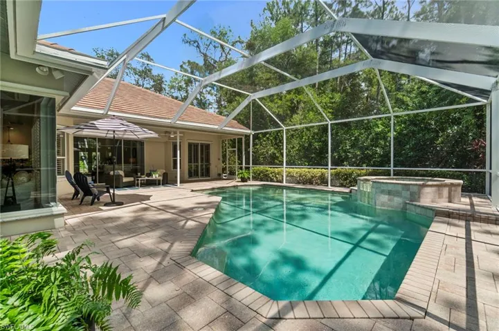 Southern Exposure Paver deck and pool with spa