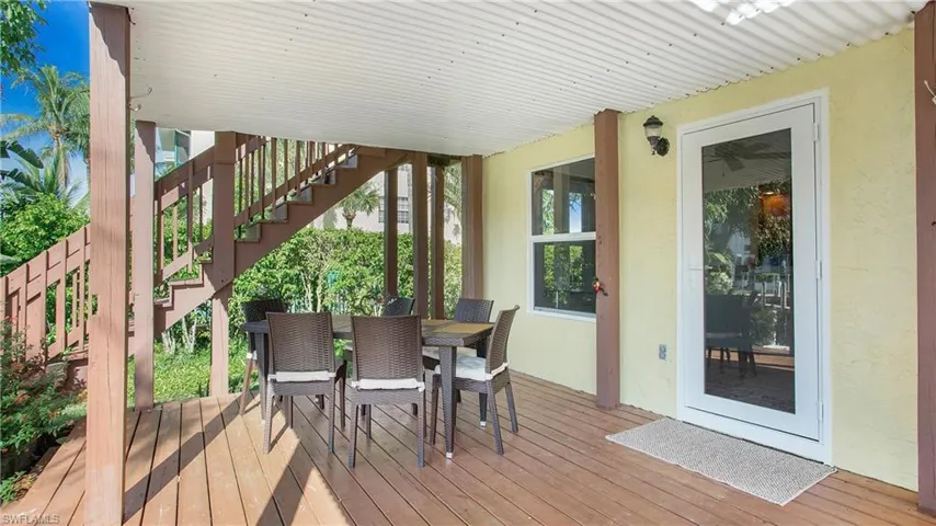 View of deck