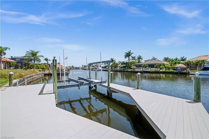 New Composite Dock with 10K Boat Lift