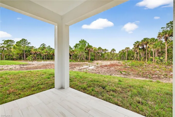 View of patio