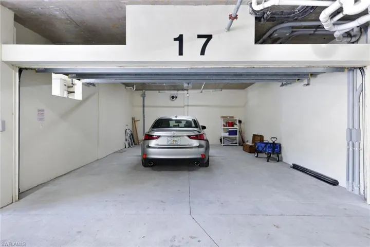 Large, private 2-car garage