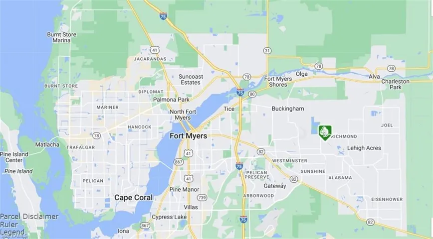 Map location