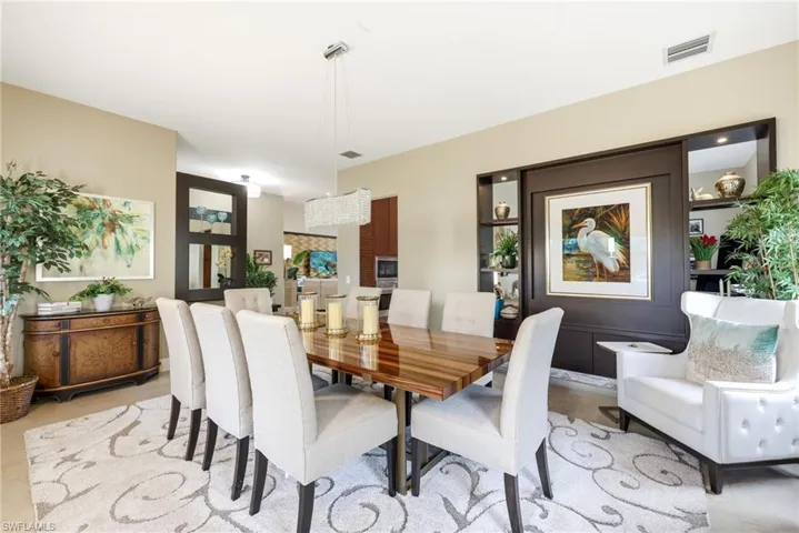 Formal Dining Room with direct access to the Kitchen