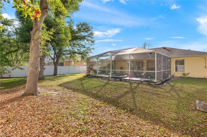 View of yard featuring a patio area and a lanai