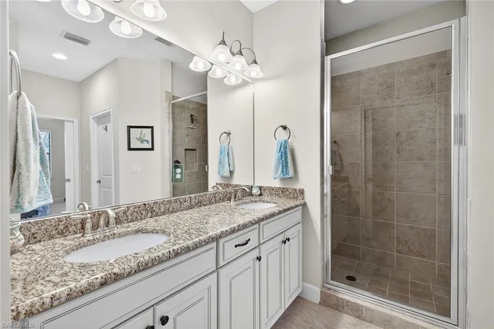 Primary Bath with Dual Sinks