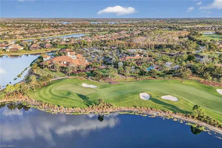 18 Hole Golf Course Aerial View