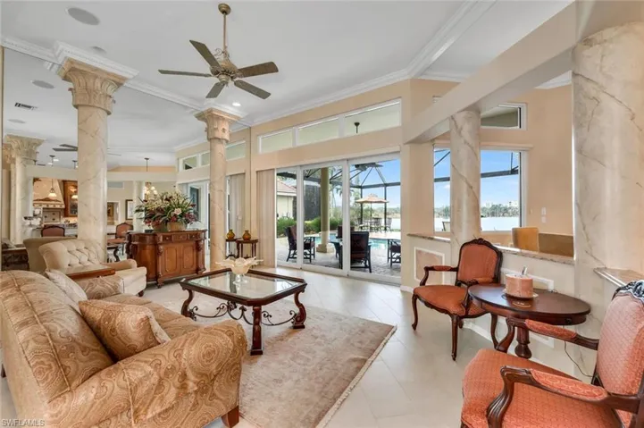 View when you walk in the front door.