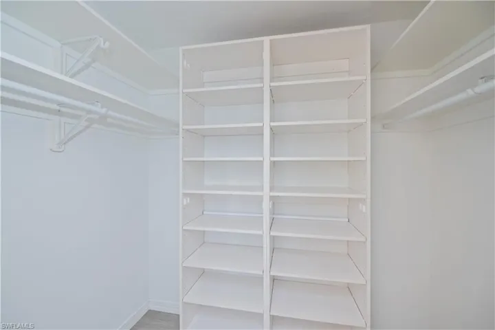Upgraded Master Closet Shelving