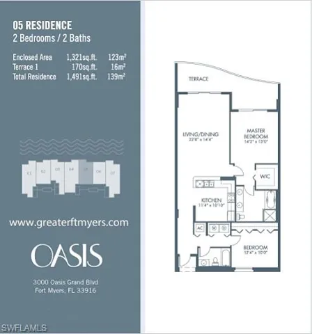 3000 Oasis Grand Blvd 505, Fort Myers, Florida 33916