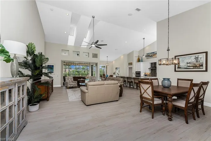 Open Concept Living Room - Dining Room - Kitchen