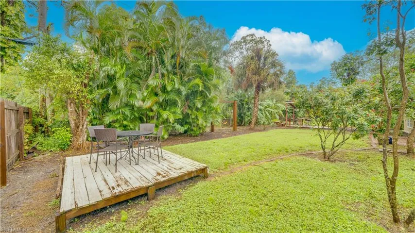 Spacious, Fenced Backyard