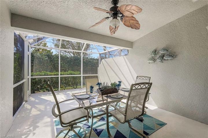 spacious lanai for outdoor dining