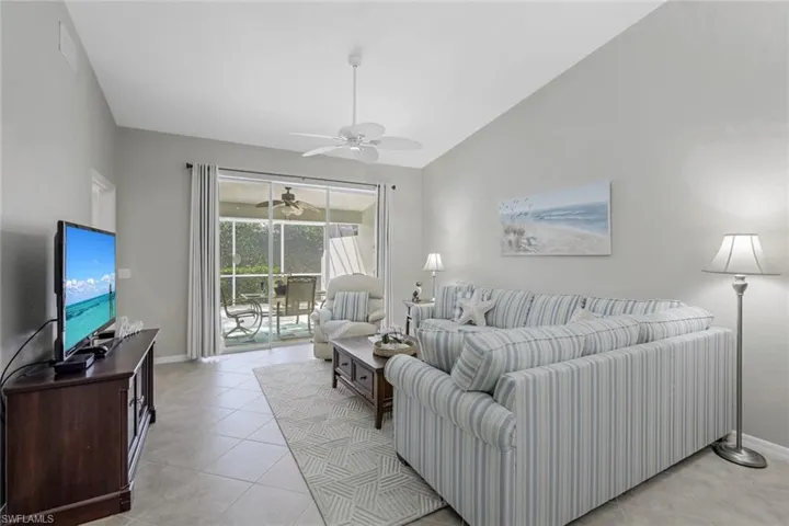 large comfortable living room with serene colors