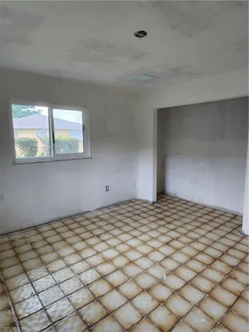 View of unfurnished bedroom