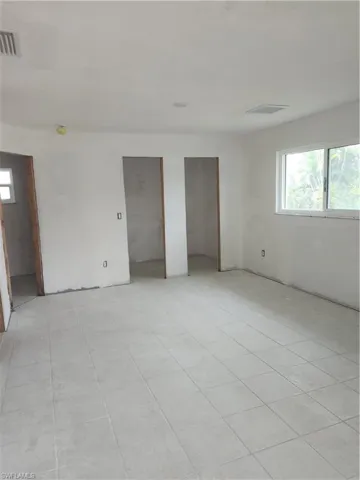 Owners Bedroom, with closets and bathroom.