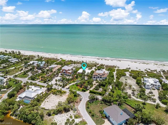 Steps from the sand and the sparkling waters of the Gulf.