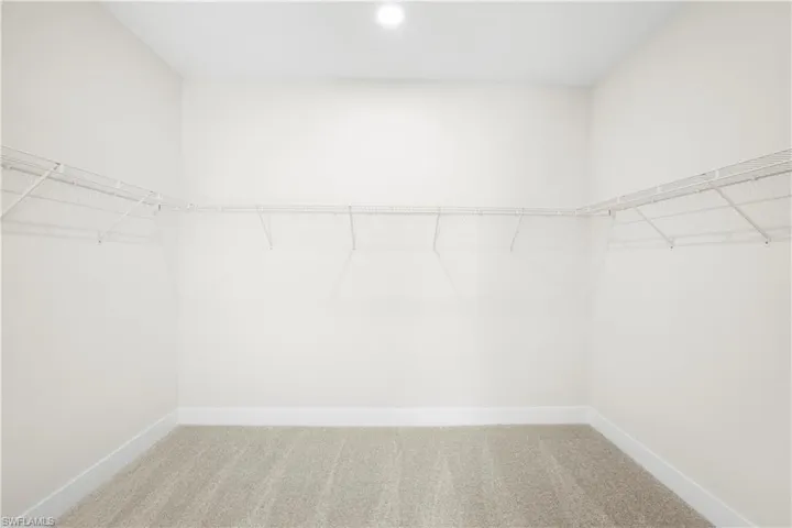 Second oversized walk-in closet in the primary suite