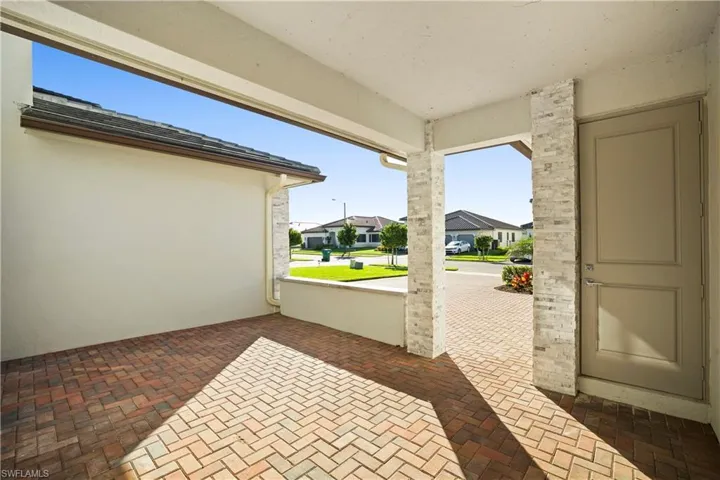 Light-filled entry foyer with open design