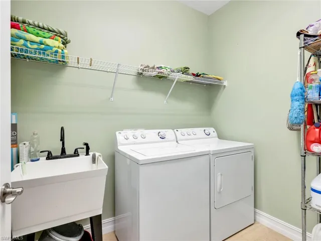 Laundry Room with Utility Sink