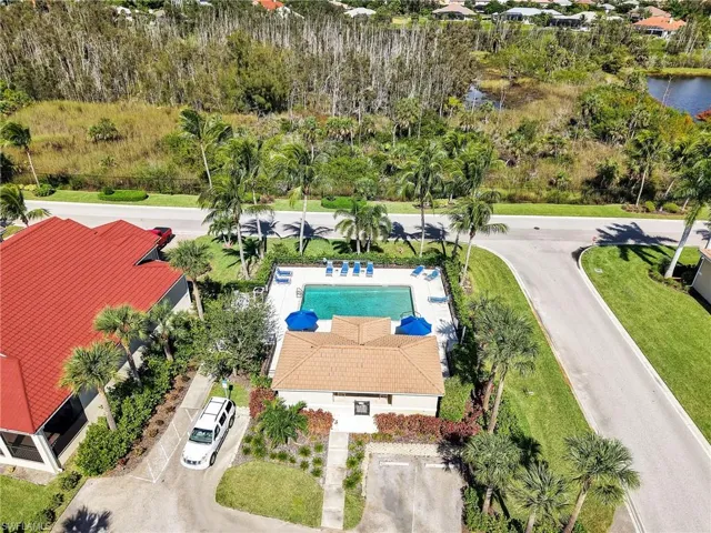 Aerial View of Community Pool