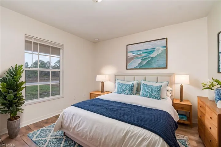 Guest bedroom 1 - virtually staged for decorating ideas