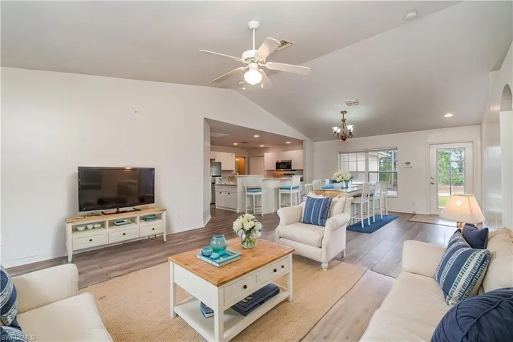 Virtually Staged for ideas - Dining area and Living room