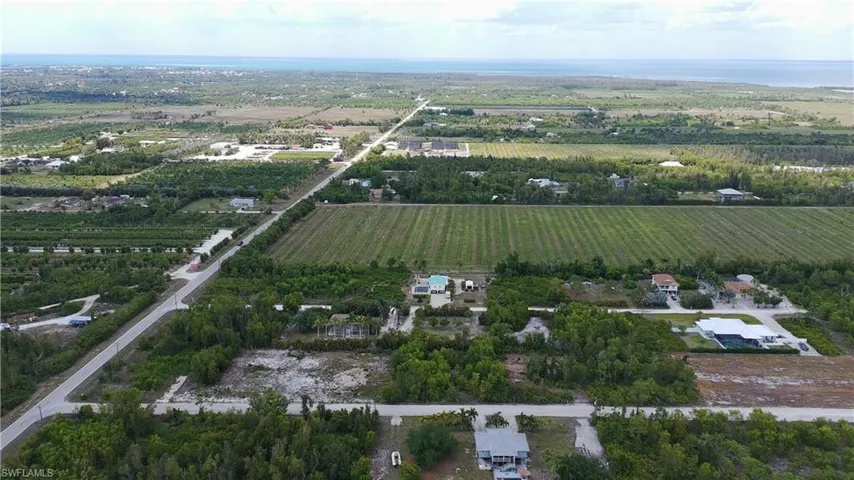 Aerial Shot looking to the North.