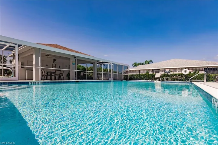 View of pool