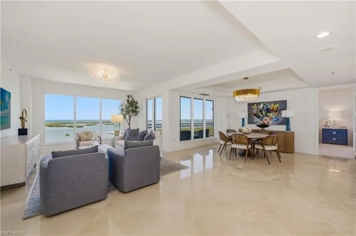 Living Room & Dining Area