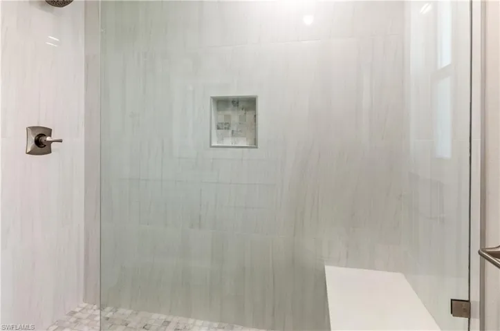 Bathroom#2 featuring tiled shower