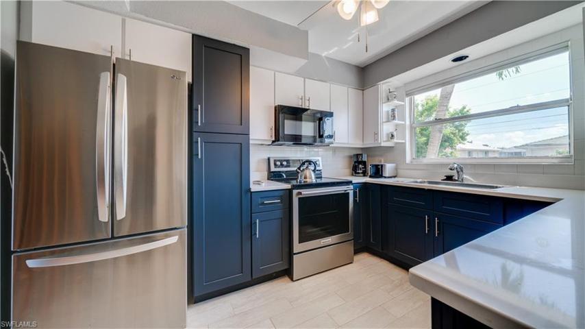 Upgraded kitchen.