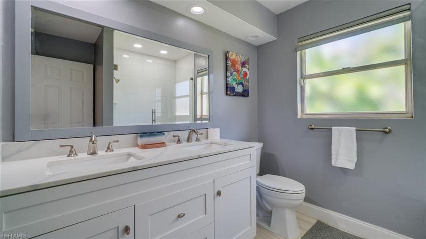 Completely updated guest bathroom.