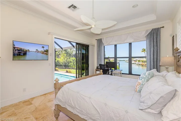 Primary Bedroom with amazing waterway!
