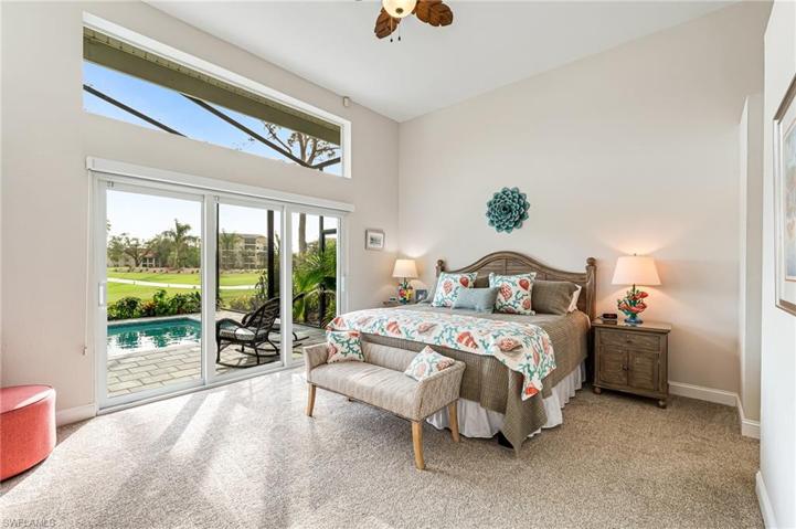 Primary Bedroom with sliders to outdoors and en suite bathroom