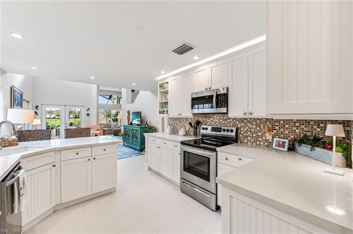 Kitchen with custom cabinets