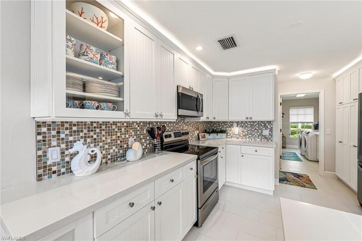 Kitchen with Quartz counters