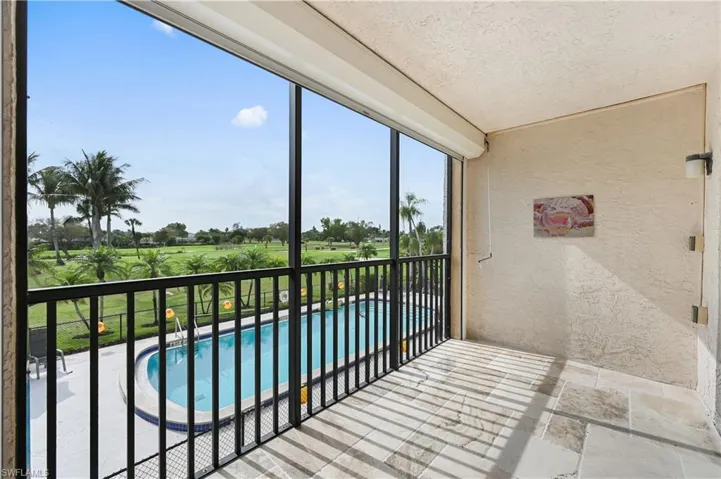Balcony from primary bedroom.