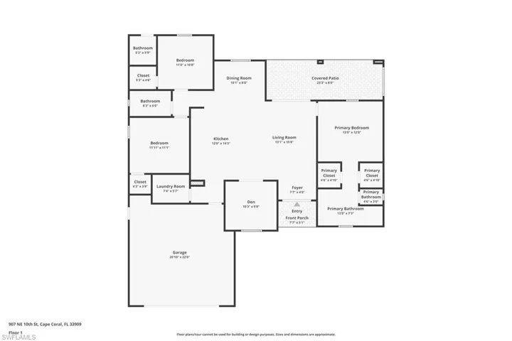 907 NE 10th  ST, Cape Coral, FL 33909