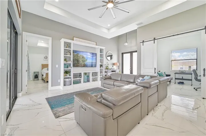 Built in entertainment center